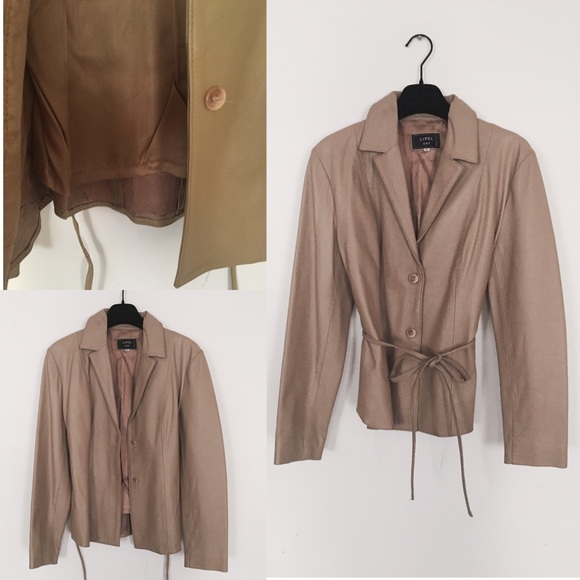 Lipel Day Belted Leather Jacket - Picture 4 of 11